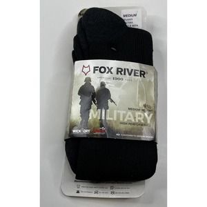 NWT Fox River High Performance Military Sock Men’s Black Medium Weight Mid Calf